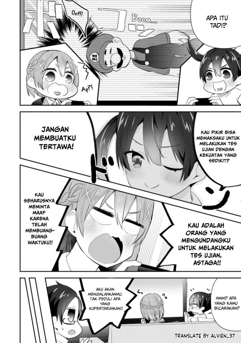 The Cute Girl Sitting Next to Me Is Trying to Make Me Fall in Love With Her as a Way to Ridicule Me Chapter 12 Bahasa Indonesia